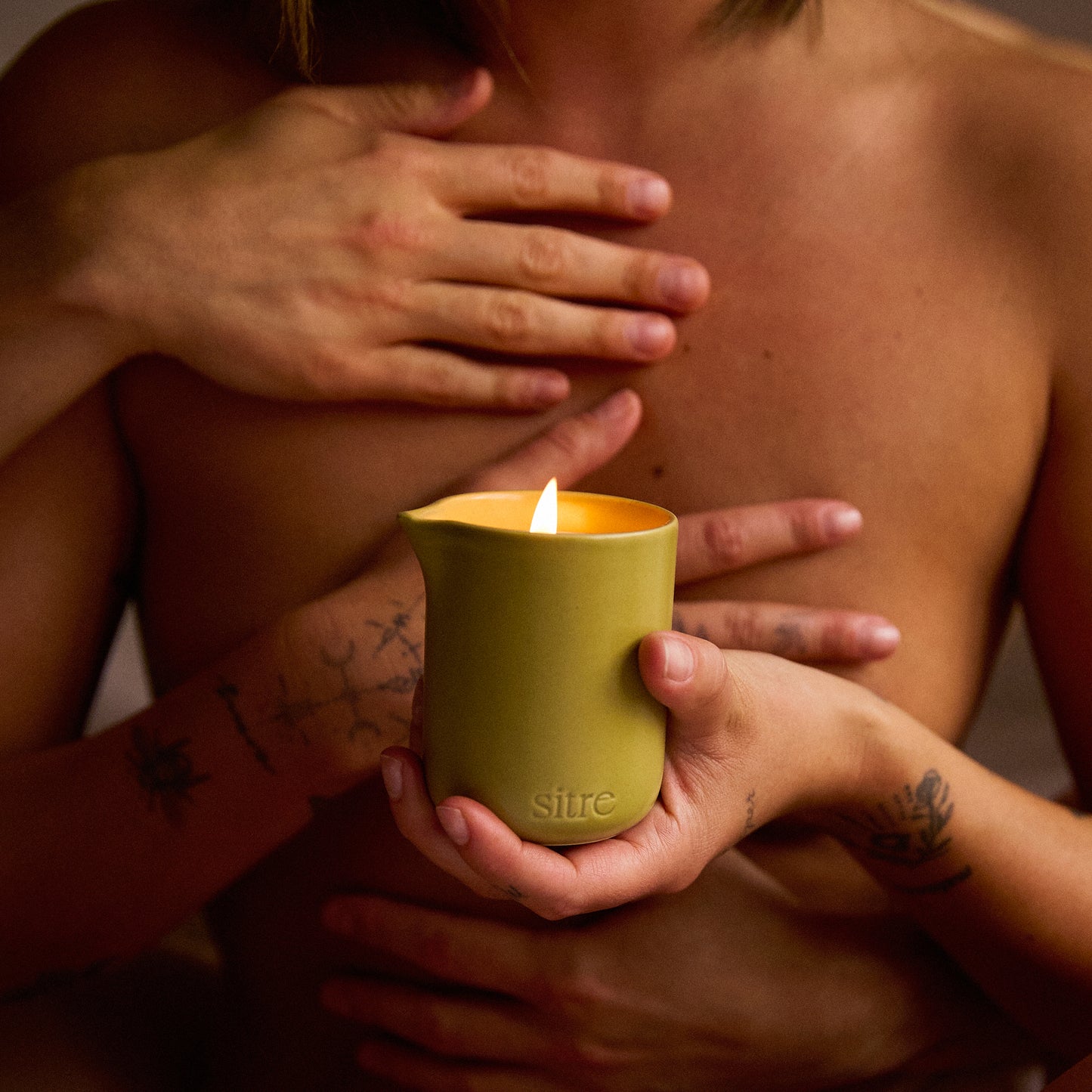 Night Touch . Massage Candle