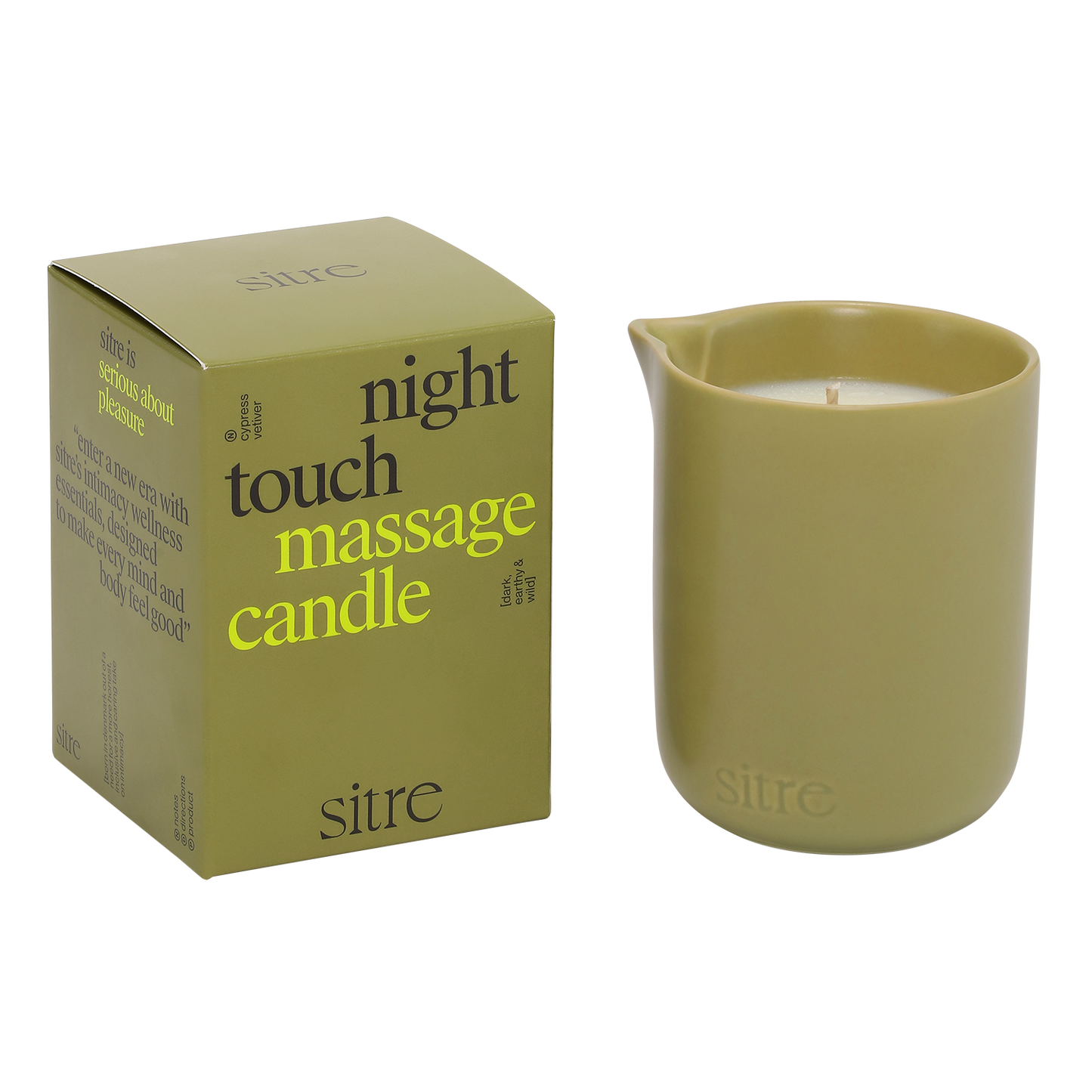 Night Touch . Massage Candle