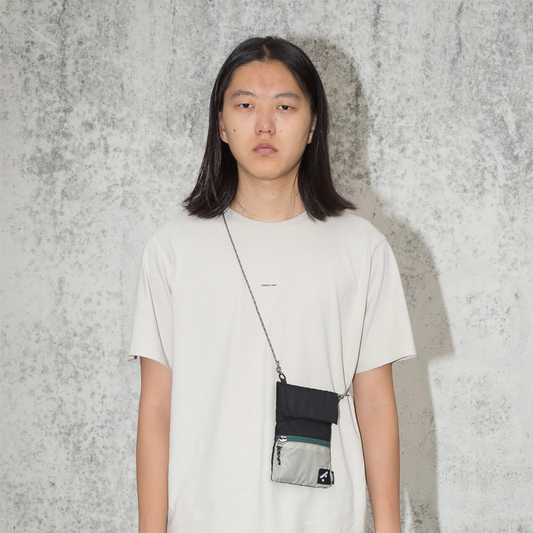 Recycled Phone Bag . Black