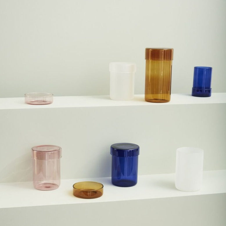 Pop-Vorratsdosen, 2er-Set, Rosa