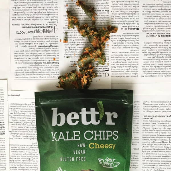 Organic Cheesy Kale Chips