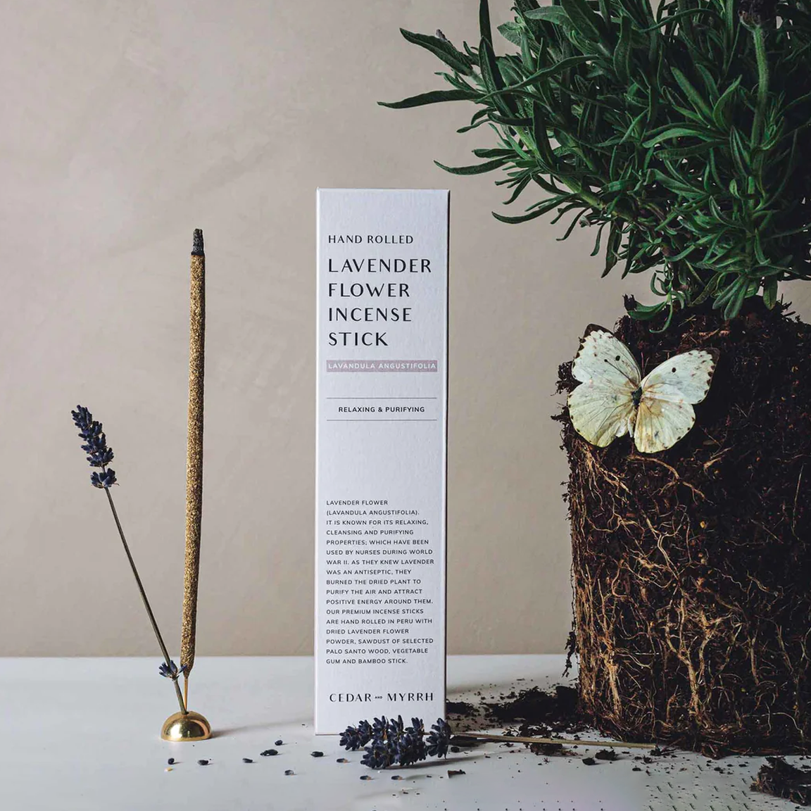 Lavender Hand Rolled Incense Stick