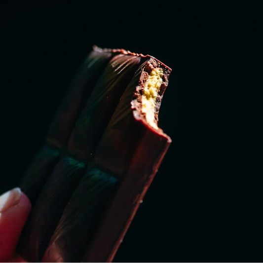 65% Organic Dark Chocolate With Passion Fruit