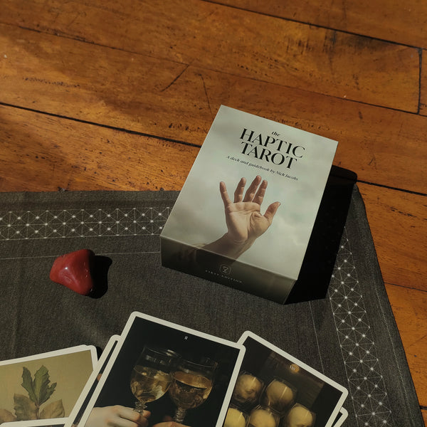 The Haptic Tarot + Altar Cloth + Divination Coin