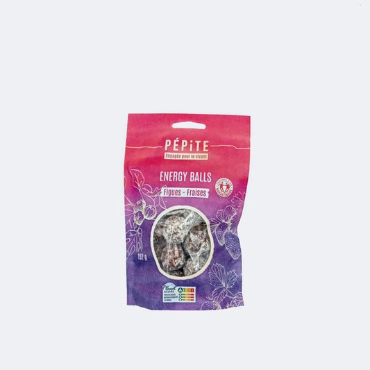 Organic Fig and Strawberry Energy Balls