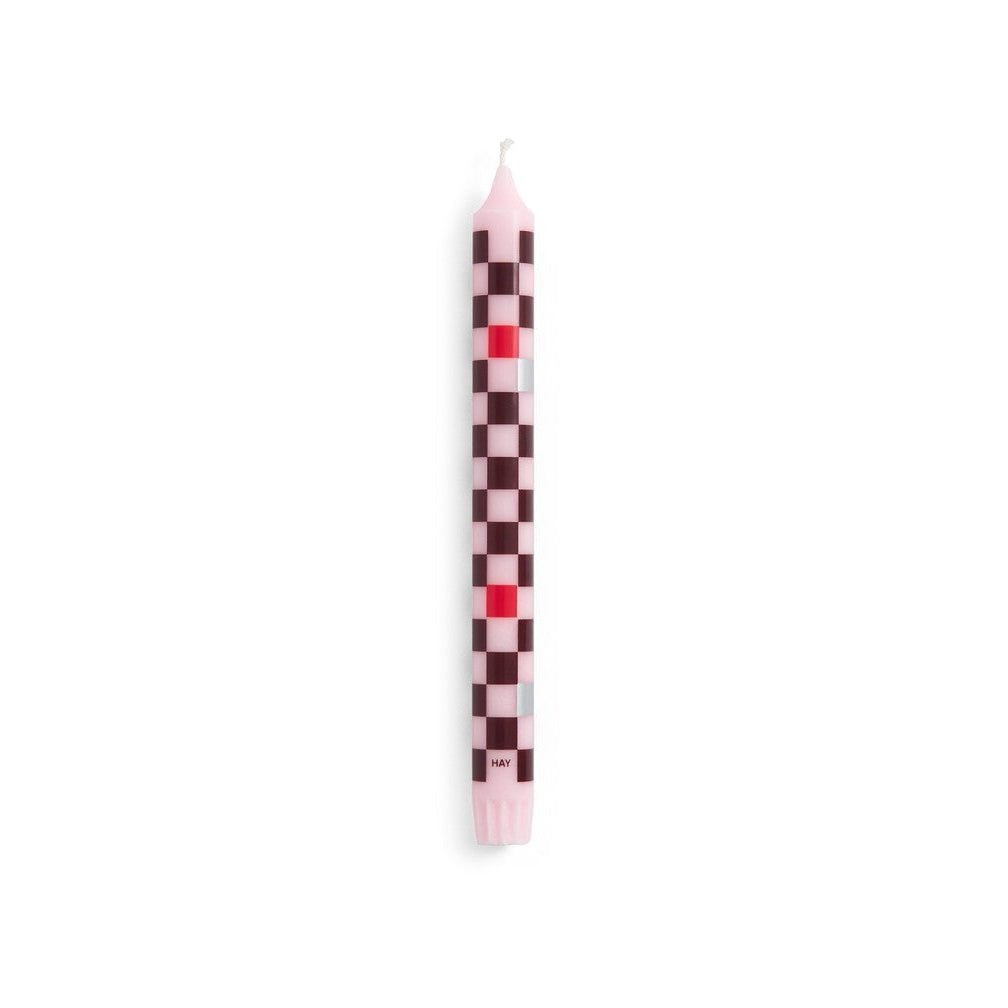 Pattern Candle _ Reds & Bordeaux _ Set 4