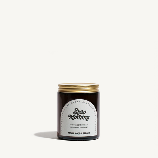 SLOW MORNING Rapeseed Wax Candle