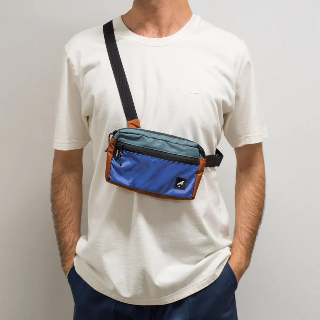 Recycled Crossbody Bag . Multicolor