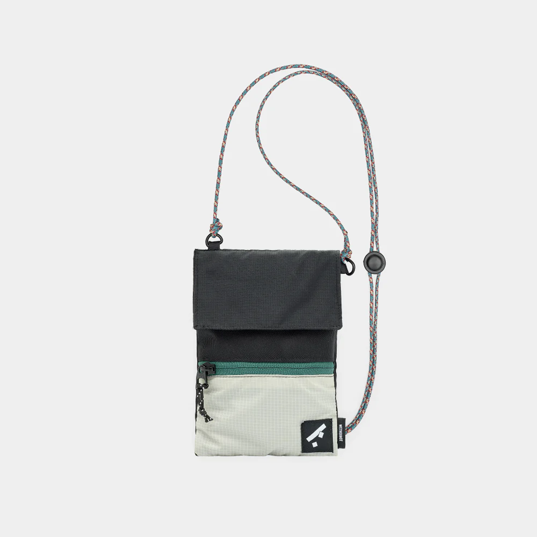 Recycled Phone Bag . Black