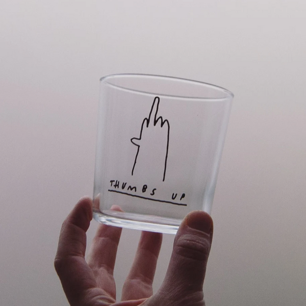 Thumbs Up Glass