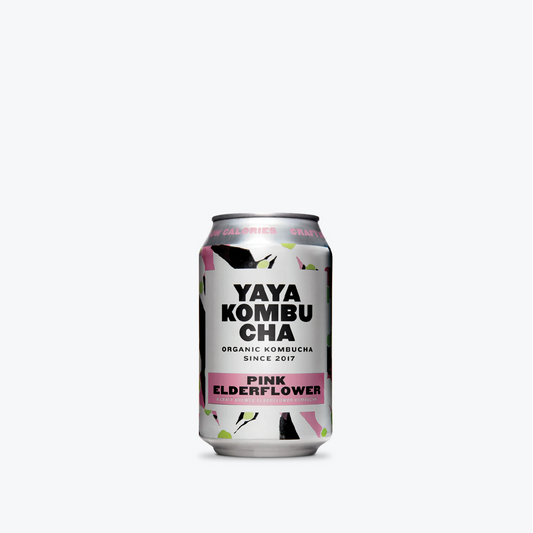 Pink Elderflower Kombucha