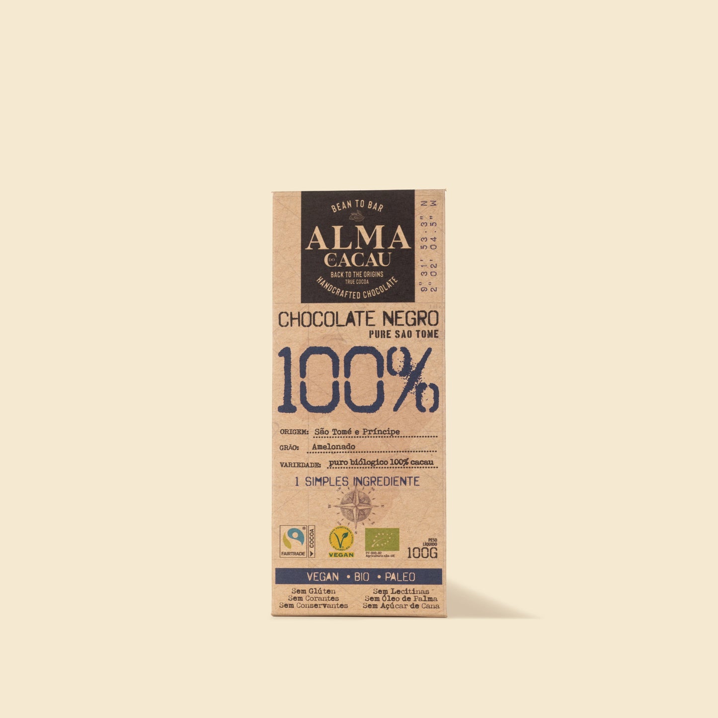 100% Organic Cocoa Chocolate