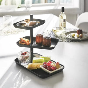 3-Tiered Serving Stand _ Black
