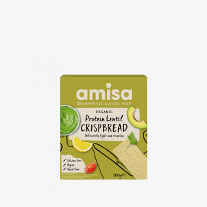 Amisa Bio- und glutenfreies Knäckebrot – Protein-Linse 