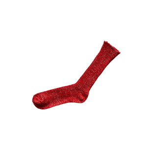Hemp Cotton Ribbed Socks _ Autumn Leaves