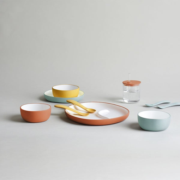 Bonbo Bowl 300ml _ Yellow, Orange or Blue Gray