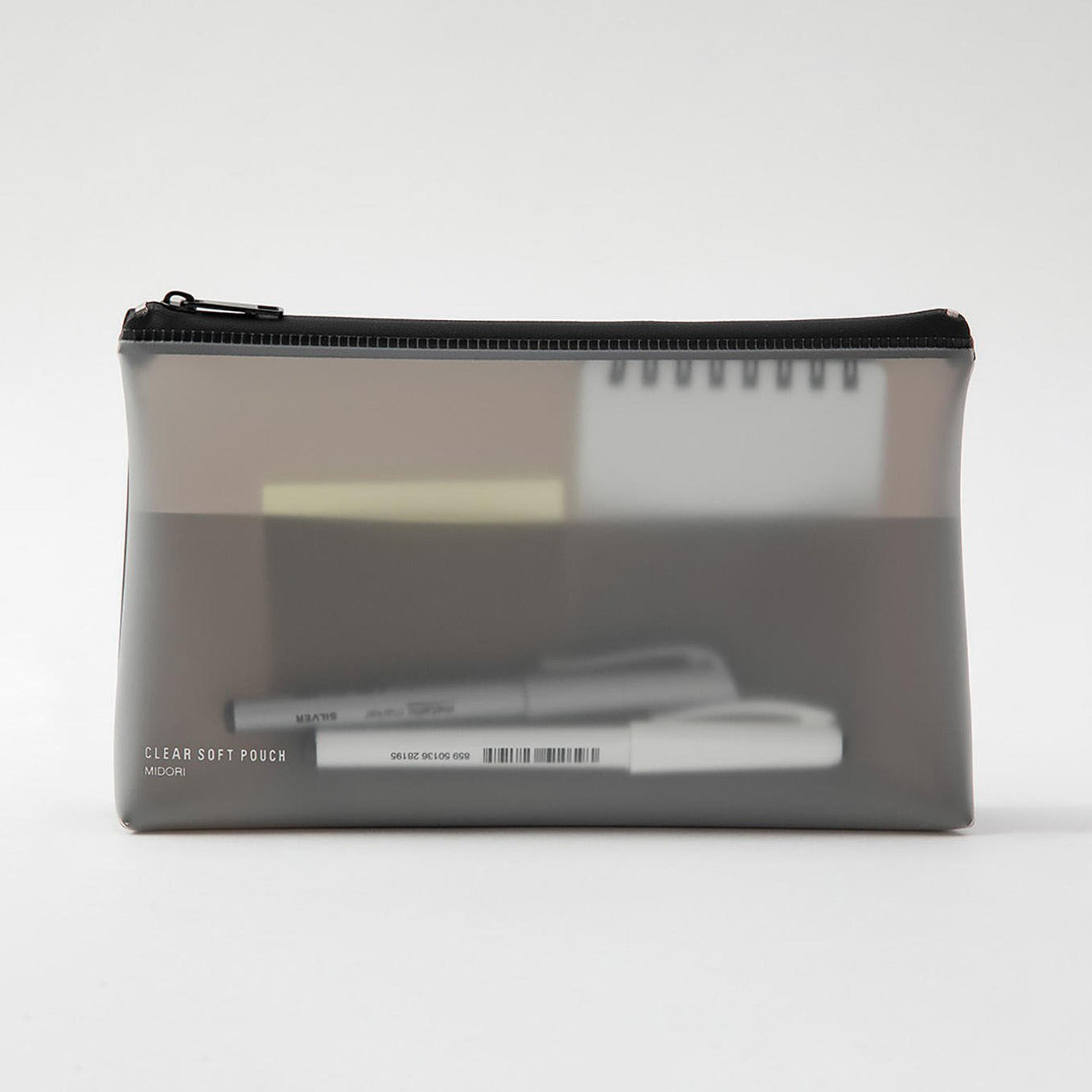 Clear Soft Pouch _ Black