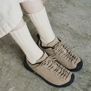Wool Cotton Boots Socks _ Ivory