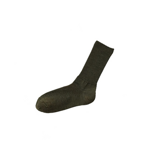 Merino Wool Ribbed Socks _ Khaki