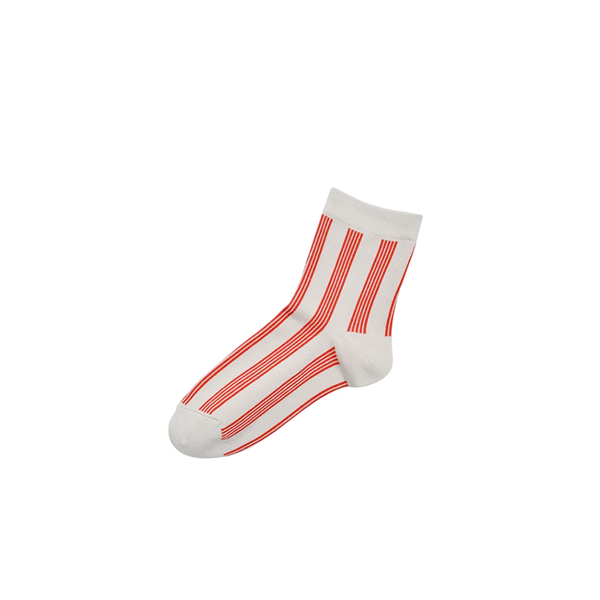 Supima Cotton Strap Socks _ Yellow, Red, Aqua or Green