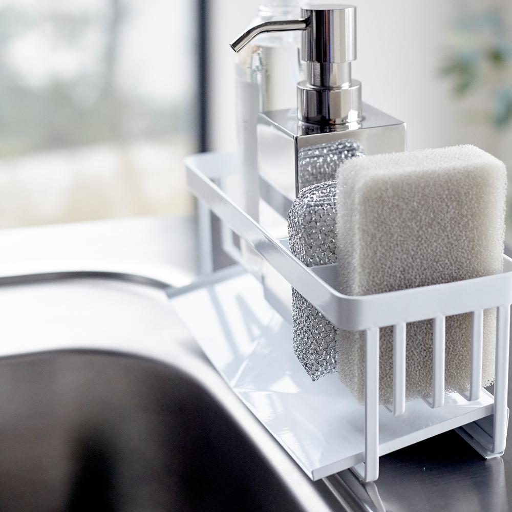 Sponge & Bottle Holder with Drainer