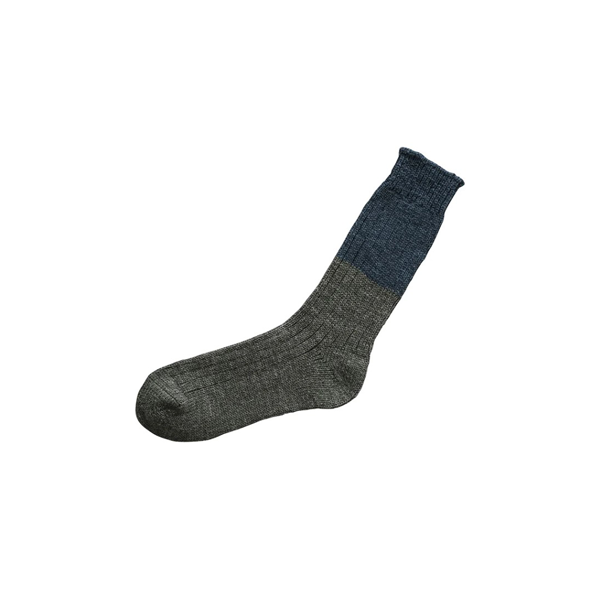 Woll-Baumwoll-Plattensocken _ Sternenhimmel