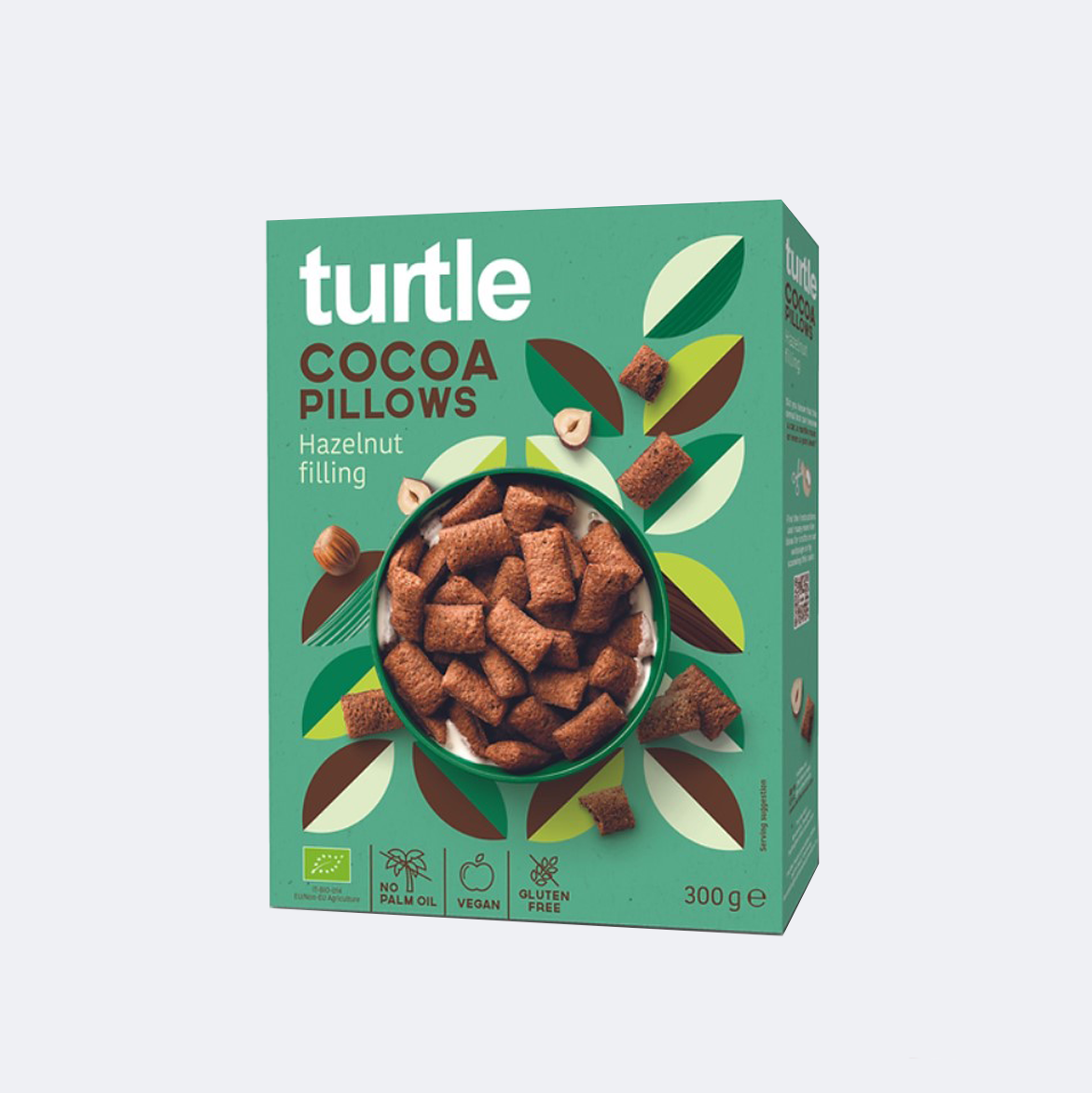 Kakaokissen mit Haselnusscreme