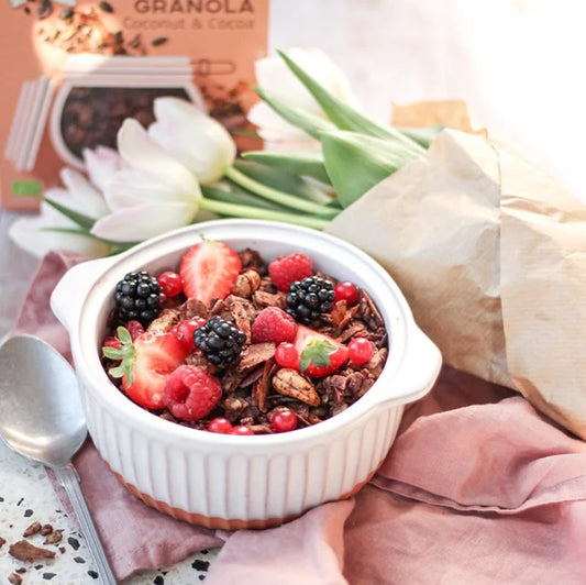Power-Müsli mit Kokosnuss und Kakao