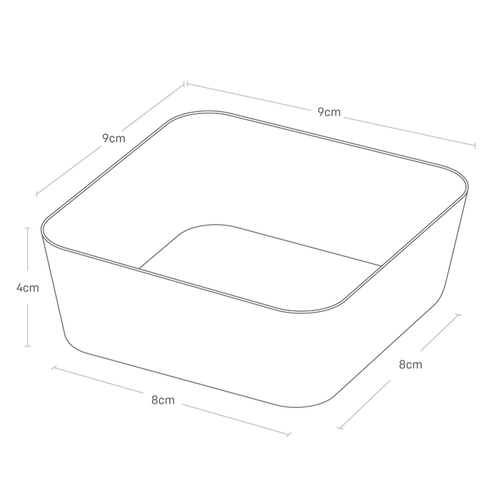 Amenity Tray White _ Size S, M or L