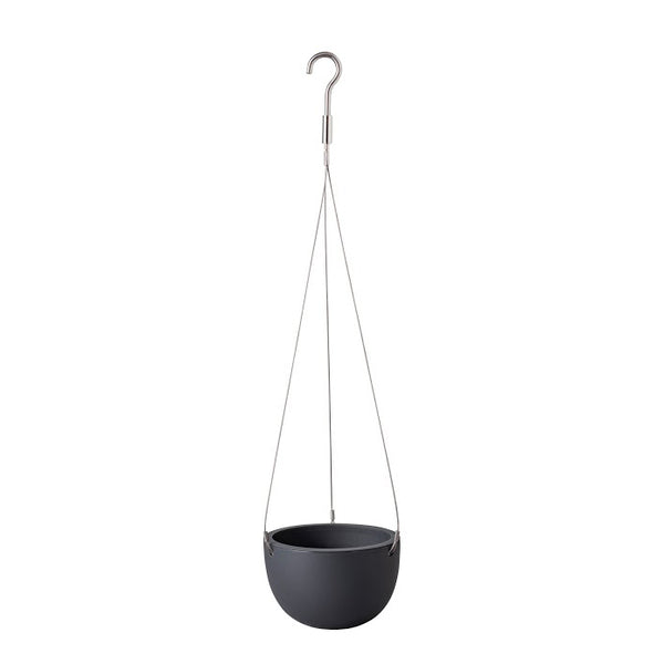 Hanging Plant Pot 140mm or 174mm _ Black or White